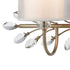 Elk Asbury 2 Light Vanity Light In Aged Silver Model: 16277/2