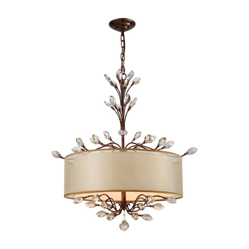 Elk Asbury 4 Light Chandelier In Spanish Bronze Model: 16292/4