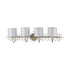 Elk Asbury 4 Light Vanity Light In Aged Silver Model: 16279/4