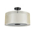 Elk Ashland 2 Light Semi Flush In Matte Black Model: 46267/2
