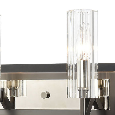 Elk Aspire 4 Light Vanity Light In Black Nickel Model: 55072/4