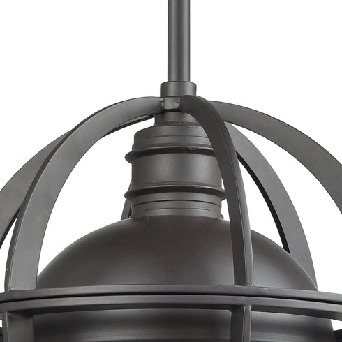 Elk Aubridge 1 Light Mini Pendant In Oil Rubbed Model: 16162/1
