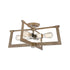 Elk Axis 4 Light Pendant In Light Wood Model: 55051/4