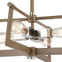Elk Axis 4 Light Pendant In Light Wood Model: 55051/4