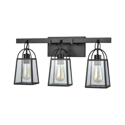 Elk Barnside 3 Light Vanity Lamp In Oil Rubbed Model: 46272/3