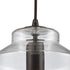Elk Barrel 1 Light Mini Pendant In Oil Rubbed Model: 10905/1