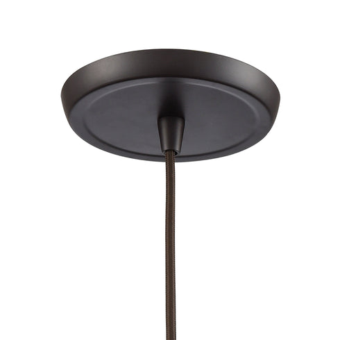 Elk Barrel 1 Light Mini Pendant In Oil Rubbed Model: 10905/1