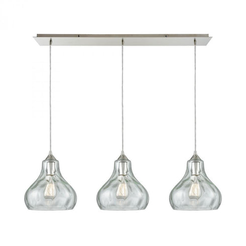 Elk Belmont 3 Light Linear Mini Pendant Fixture Model: 25100/3LP