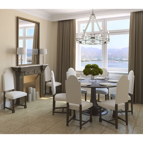 Elk Bergamo 6 Light Chandelier In Polished Nickel Model: 16352/6