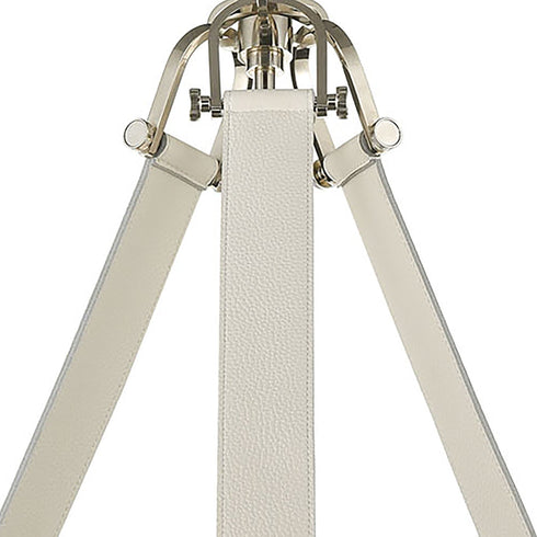 Elk Bergamo 6 Light Chandelier In Polished Nickel Model: 16352/6