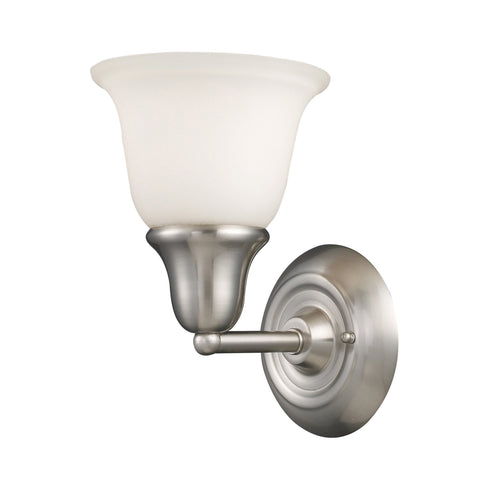 Elk Berwick 1 Light Vanity Lamp In Brushed Nickel Model: 67020-1