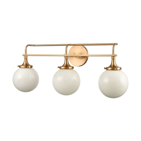 Elk Beverly Hills 3 Light Vanity Light In Satin Model: 30143/3