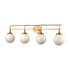 Elk Beverly Hills 4 Light Vanity Light In Satin Model: 30144/4
