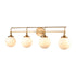 Elk Beverly Hills 4 Light Vanity Light In Satin Model: 30144/4