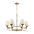 Elk Beverly Hills 6 Light Chandelier In Satin Model: 30146/6