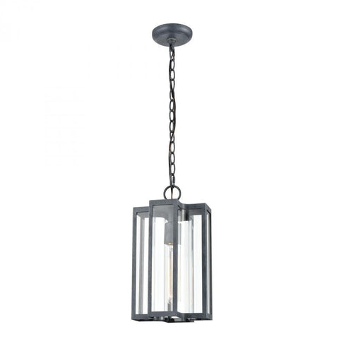 Elk Bianca 1 Light Hanging In Aged Zinc With Model: 45167/1