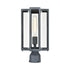 Elk Bianca 1 Light Post Mount In Aged Zinc With Model: 45168/1