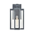 Elk Bianca 1 Light Sconce In Aged Zinc With Clear Model: 45165/1