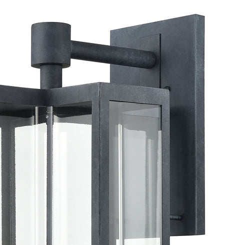 Elk Bianca 4 Light Sconce In Aged Zinc With Clear Model: 45169/4