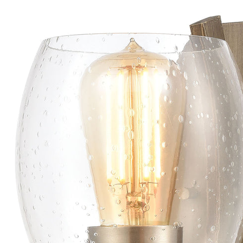 Elk Bixler 1 Light Sconce In Light Wood With Model: 46420/1