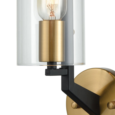 Elk Blakeslee 1 Light Wall Lamp In Matte Black Model: 15310/1
