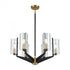 Elk Blakeslee 6 Light Chandelier In Matte Black Model: 15315/6