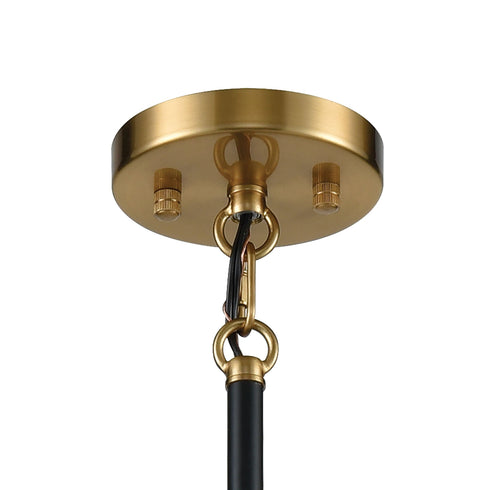 Elk Blakeslee 8 Light Chandelier In Matte Black Model: 15316/8