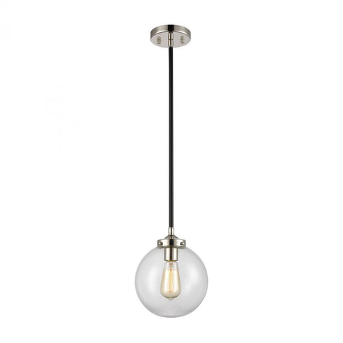 Elk Boudreaux 1 Light Mini Pendant In Matte Black Model: 15354/1