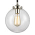 Elk Boudreaux 1 Light Mini Pendant In Matte Black Model: 15354/1