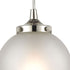 Elk Boudreaux 1 Light Mini Pendant In Polished Model: 15363/1