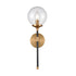 Elk Boudreaux 1 Light Sconce In Matte Black With Model: 15341/1