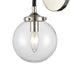 Elk Boudreaux 1 Light Sconce In Matte Black With Model: 15350/1