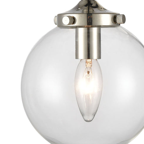 Elk Boudreaux 1 Light Sconce In Matte Black With Model: 15350/1