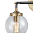 Elk Boudreaux 2 Light Vanity Lamp In Matte Black Model: 14427/2