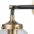Elk Boudreaux 2 Light Vanity Lamp In Matte Black Model: 14427/2