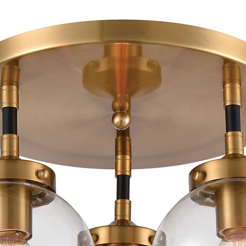Elk Boudreaux 3 Light Semi Flush Mount In Matte Model: 15342/3