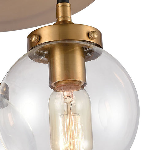 Elk Boudreaux 3 Light Semi Flush Mount In Matte Model: 15342/3