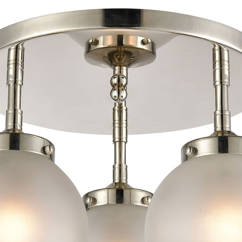 Elk Boudreaux 3 Light Semi Flush Mount In Model: 15362/3