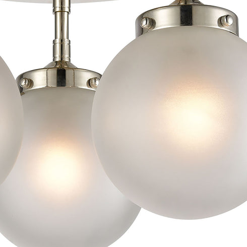 Elk Boudreaux 3 Light Semi Flush Mount In Model: 15362/3
