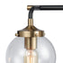 Elk Boudreaux 3 Light Vanity Lamp In Matte Black Model: 14428/3