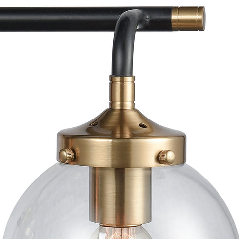 Elk Boudreaux 4 Light Vanity Lamp In Matte Black Model: 14429/4