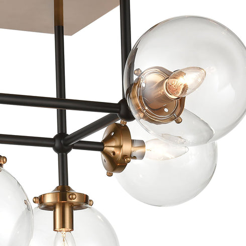 Elk Boudreaux 6 Light Semi Flush Mount In Matte Model: 15436/6