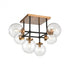 Elk Boudreaux 6 Light Semi Flush Mount In Matte Model: 15436/6