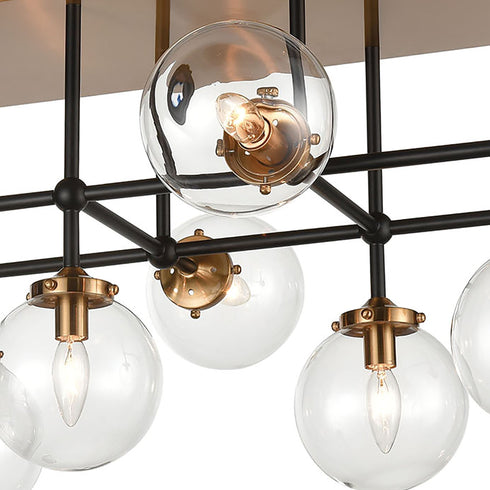 Elk Boudreaux 8 Light Semi Flush Mount In Matte Model: 15437/8