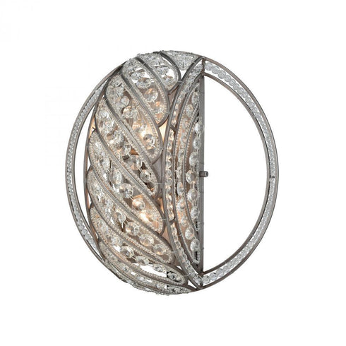 Elk Bradington 2 Light Sconce In Weathered Zinc Model: 11090/2
