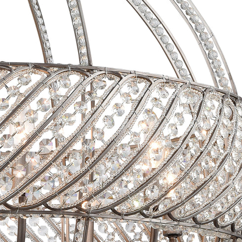 Elk Bradington 8 Light Chandlier In Weathered Model: 11095/8