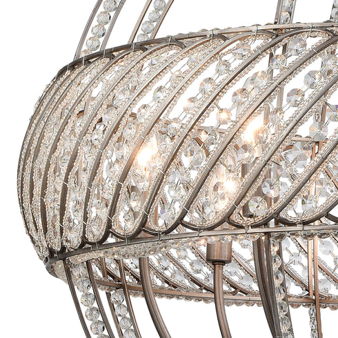 Elk Bradington 8 Light Chandlier In Weathered Model: 11095/8