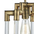 Elk Brandon 1 Light Mini Pendant In Classic Brass Model: 69204/1