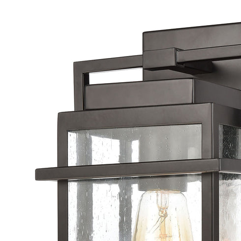Elk Breckenridge 1 Light Sconce In Matte Black Model: 46760/1