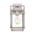 Elk Breckenridge 1 Light Sconce In Weathered Zinc Model: 46770/1
